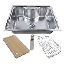 Cuba Inox Gourmet Fabrinox 65cm Polida Tabua Cesto Dosador