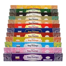 Incenso Nag Champa De Massala Darshan 12 Caixas 12 Aromas Fragrância Sortidos