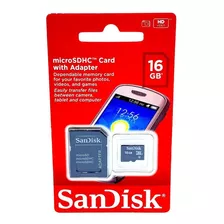 Cartao De Memoria Sd Sdsdqm-016g-b35a 16gb Sandisk