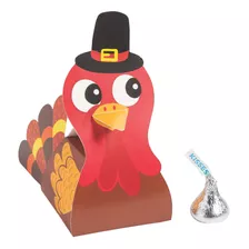 Fun Express Cajas De Regalos De Pavo De Thanksgiving Friend.