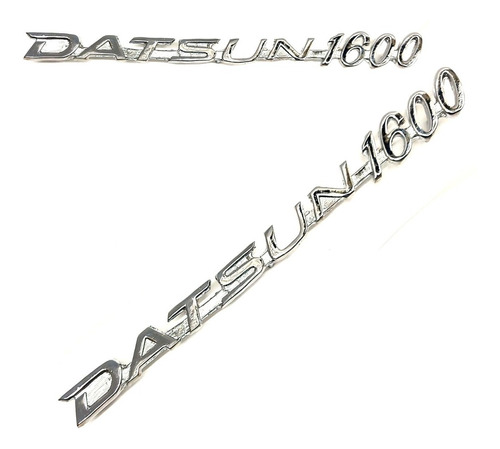 Emblemas Datsun 1600   Metlicos  Cromados Nuevos (el Par) Foto 4