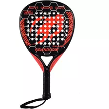 Raqueta Padel Marca Grandcow, Color Rojo, Incluye Estuche