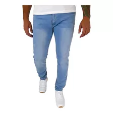 Jeans Skinny Celeste Hombre Elasticado