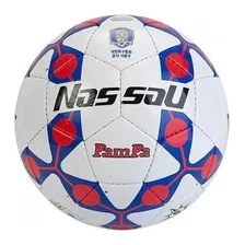 Pelota De Futbol Nassau Pampa Numero 5 Solo Deportes Color Rojo/azul