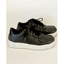 Zapatillas Urbanas Mujer Talle 38 Negras