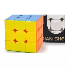 Cubo Mágico Yulong Tipo Rubik3x3 Full Color Excelente Regalo