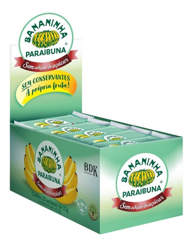 Banana Paraibuna Zero Açúcar Sem Conservantes 460g  Banana