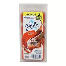 Glade Wax Melts, Aroma Especia De Calabaza, 8 Unidades