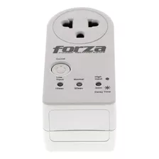 Protector De Voltage Forza 1500w, Enchufe 350° Fvp-1212b-ng Color Blanco