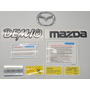 Tapa Cubre Valvula Aire Lujo + Llavero De Logo Carro Camione Mazda Mazda Demio