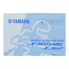 Manual Do Proprietário Xj6 F 15-16 Original Yamaha