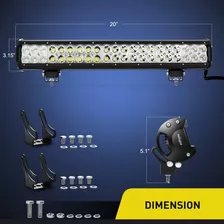 Barra De Leds De 20 Pulgadas Para Off Road Jeep 4x4, Nautico