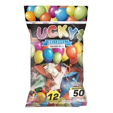 Globos Metalicos Lucky #12, 50 Piezas C/u Elige Color