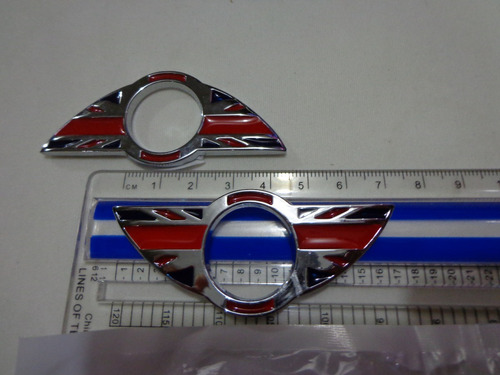 Mini Cooper Emblema Metal Para Seguros De Puerta Universal Foto 6