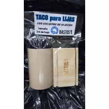 Taco De Madera Para 1/4 De Lija Con Encastre Sujeción (caba)