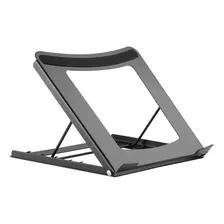 Soporte Para Notebook Y Tablet Plegable Acero Negro Intelaid