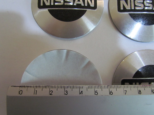 4pz Centros De Rin Emblema Nissan 56mm Foto 9