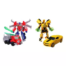 Transformers Duo Optimus Bumblebee Carro Coleccionable 