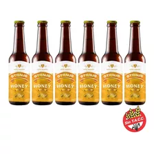 Cerveza Artesanal Sin Tacc Straus Honey 330ml Pack X 6