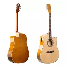 Guitarra Deviser Electroacústica L-806 Natural Profesional