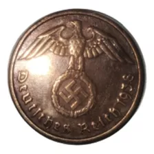 Coleccion Antigüedad Alemana Wwii 2 Reichspfennig Original 