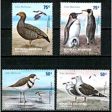 2002 Fauna- Aves Islas Malvinas- Argentina (sellos) Mint