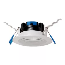 Luminario Tipo Downlight Para Empotrar En Techo Estevez Color Blanco