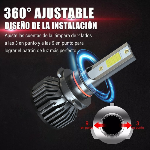 H11 9012 - Juego De Faros Delanteros Led Para Dodge Dart 201 Foto 7