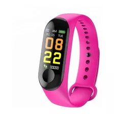 Smartwatch Band Deportivo Malla Rosa Sumergible Deportivo