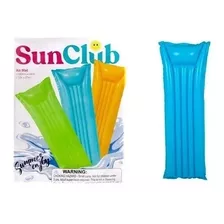 Colchão Inflável Grande Praia Piscina 183x69cm Sunclub