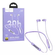 Auriculares Inalámbricos Deportivos Hoco Es65 In Ear Morado