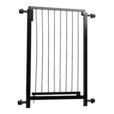 Portão Pet Preto Com Extensor 10 Para Porta De 70cm A 80 Cm