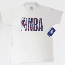 Polo Blanco Nba Para Niño Estampado