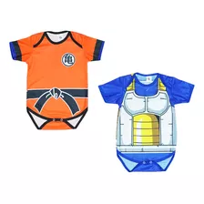 Paquete Pañaleros Bebé Goku & Vegeta Traje Disfraz