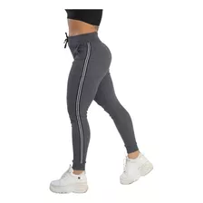 Calça Jogger Ribana Faixa Com Bolso Feminina Cós Alto