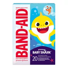 Band-aid Vendajes Adhesivos De Marca Baby Shark 20ct