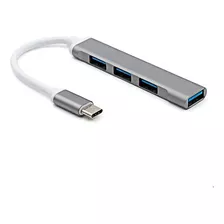 Adaptador Hub Type C 3.0 - 4 Portas Usb Lotus Para Notebook 