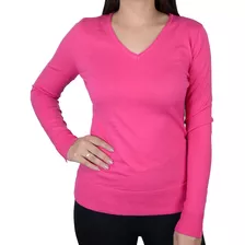 Blusa Feminina Alpelo Tricot Suéter Hyper Pink - 10900426