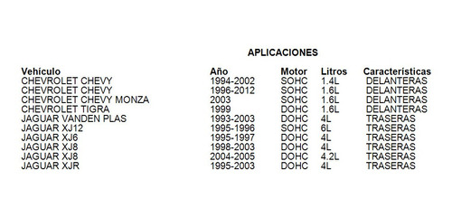 Balatas Traseras Xj8 1999 Fritec 4.0l Jaguar Foto 3