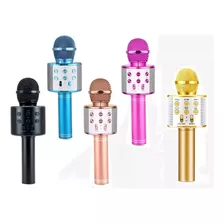 Micrófono Karaoke Bluetooth Efectos Voz Parlante Inalambrico