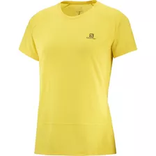 Polera Mujer Cross Run Amarillo Salomon