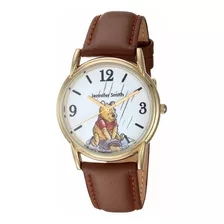 Reloj Hombre Disney Wds000765 Cuarzo Pulso Marron En Cuero