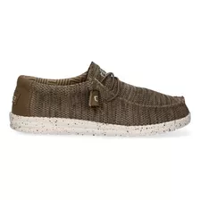 Mocasines Wally Sox Hey Dude Brown Wesport