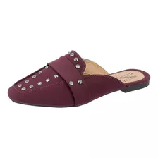 Sapatilha Sapato Feminino Mule De Tachinha Confort Leve M44