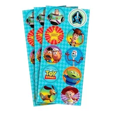 60 Adesivos Toy Story - 6 Cartelas Com 10 Adesivos Cada