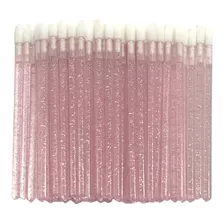 100 Pincel/aplicador Descartável De Batom Gloss 