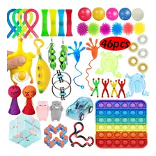 46 Peças Fidget Toys Anti Stress Toy Set Para Crianças Adult
