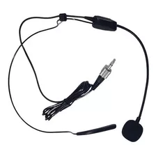 Microfone Headset Lyco Hsm03p2favulso P2 C/ Rosca Fmea Cor Preto