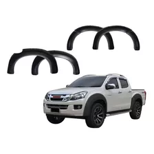 Extensiones Tapabarro Negras Chevrolet Dmax 2015-2018