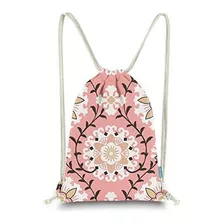 Miomao Mochila Con Cordon Mochila Gym Sack Dahlia Floral Sin